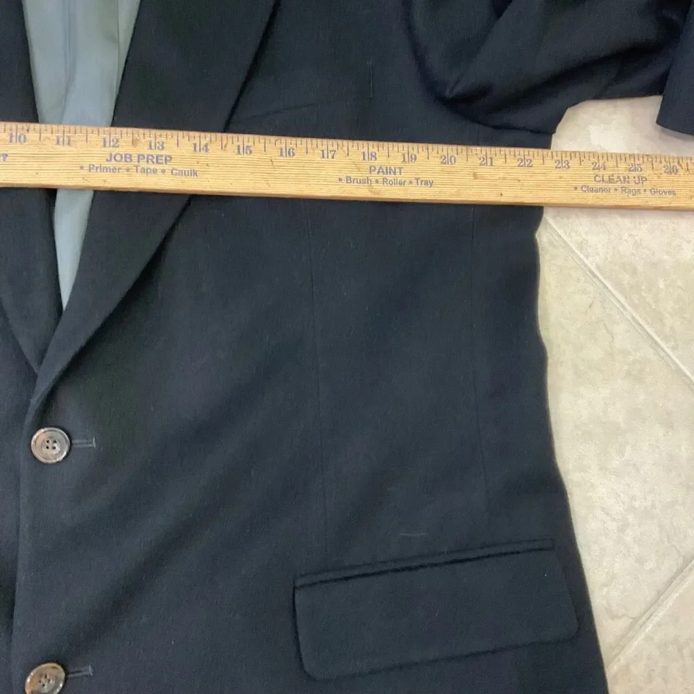 Vintage  Lord & Taylor Men’s  44L 100% Cashmere Blazer Jacket only Black